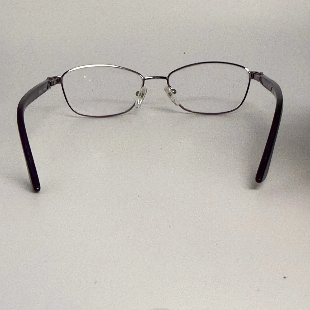 Bulova Piedmont Violet Purple Oval Eyeglass Frames 51-15-135 Womens Eyewear
